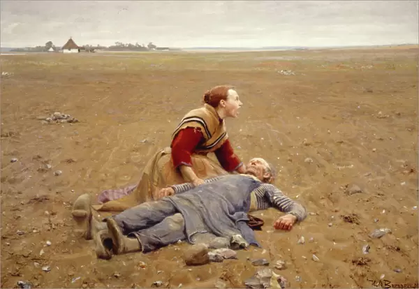 Worn Out or The Martyr, 1889. Creator: Brendekilde, Hans Andersen (1857-1942)