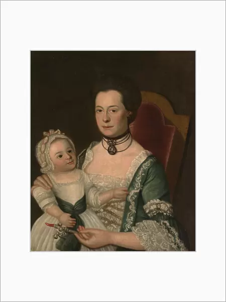 Mrs. Jacob Hurd and Child, ca. 1762. Creator: William Johnston