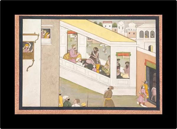 Rama and Lakshmana as Boys Assist the Sage Vishvamitra... ca. 1780. Creator: Workshop