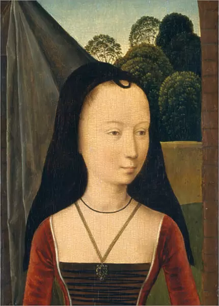 Young Woman with a Pink, ca. 1485-90. Creator: Hans Memling