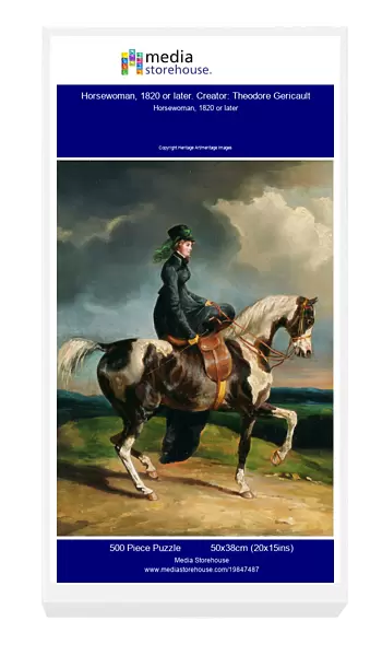 Horsewoman, 1820 or later. Creator: Theodore Gericault