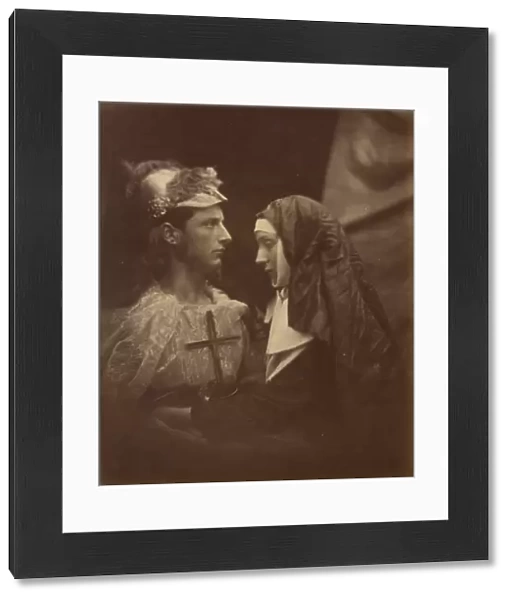 Sir Galahad and the Pale Nun, 1874. Creator: Julia Margaret Cameron