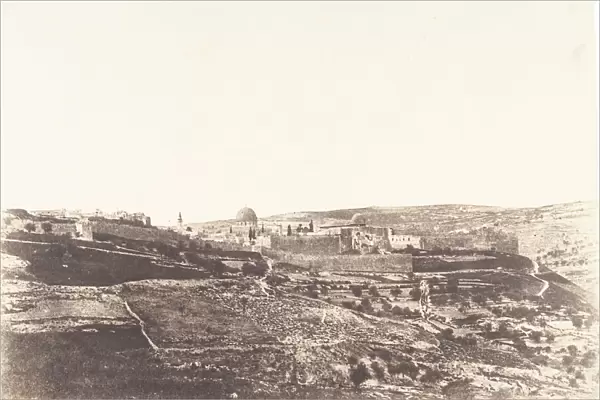 Jerusalem, Cote Sud de Jerusalem, 1854. Creator: Auguste Salzmann