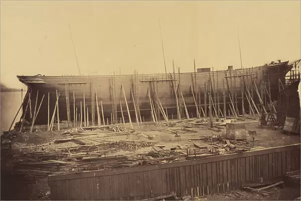 Aphrodita Under Construction, ca. 1857. Creator: Robert Howlett