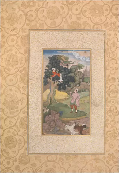 Folio from the Kathasaritsagara, ca. 1590. Creator: Unknown