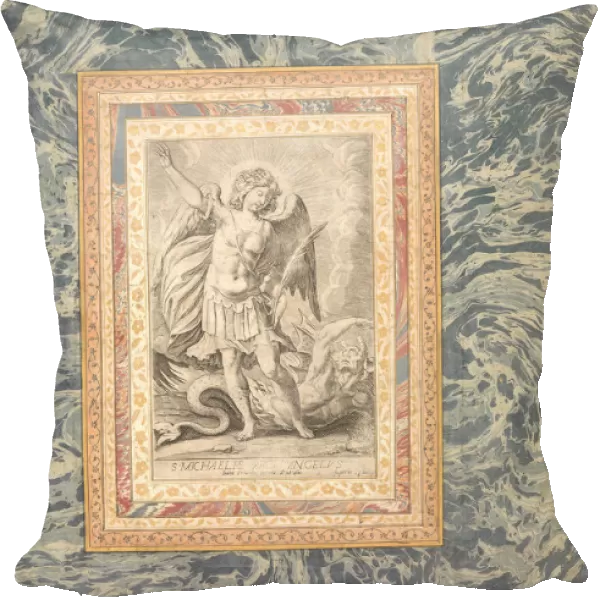 St. Michael, the Archangel, Folio from the Bellini Album, ca. 1600. Creator: Unknown