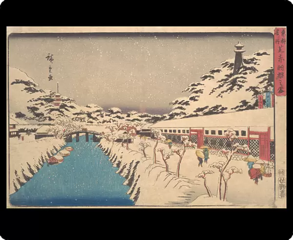 Winter Landscape, 1846. 1846. Creator: Ando Hiroshige