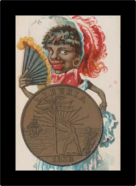 Liberia, 1 Cent, from the series Coins of All Nations (N72