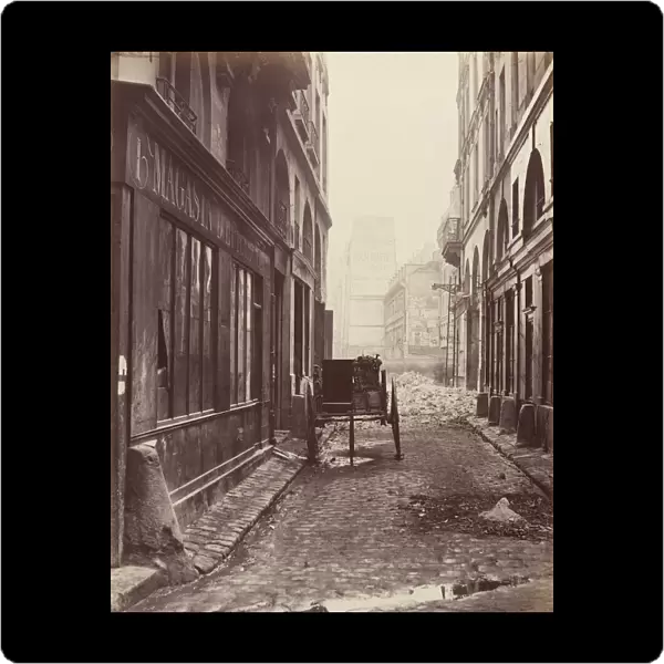 Rue Estienne, de la rue Boucher, 1862-65. Creator: Charles Marville