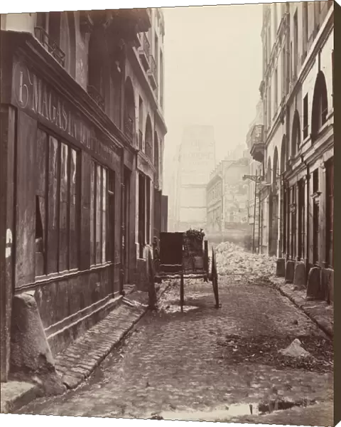 Rue Estienne, de la rue Boucher, 1862-65. Creator: Charles Marville