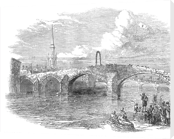 The Brigs of Ayr, 1844. Creator: W. J. Linton