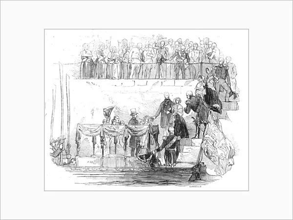 Embarkation of Her Majesty, at Woolwich, 1844. Creator: Ebenezer Landells