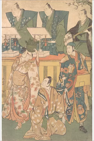 Scene from a Drama, ca. 1788. Creator: Torii Kiyonaga