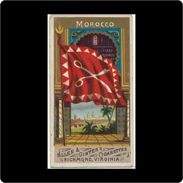 Morocco, from Flags of All Nations, Series 1 (N9) for Allen &