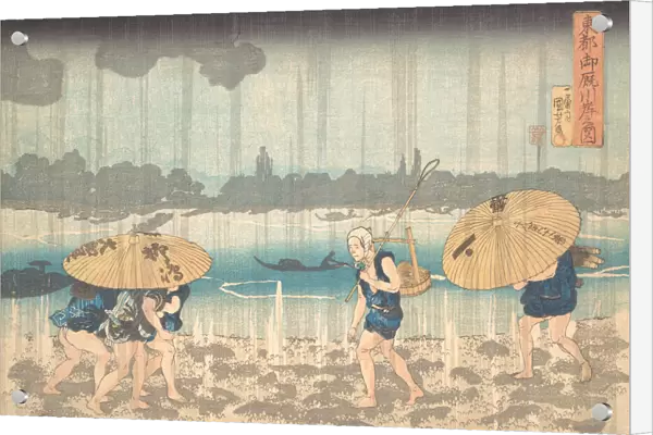 Onmayagashi in Edo, 1830-44. Creator: Utagawa Kuniyoshi