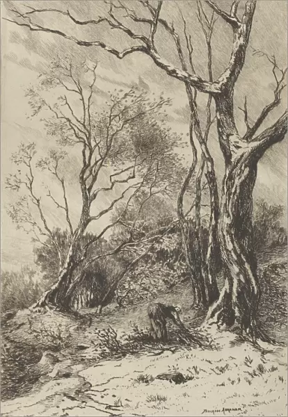 En Hiver. 19th century. Creator: Tancrede Abraham