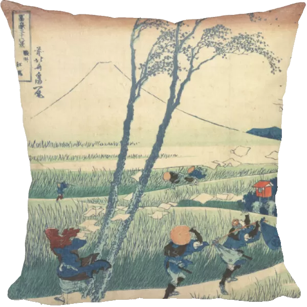 Ejiri in Suruga Province (Sunshu Ejiri), from the series Thirty-six Views of Mount