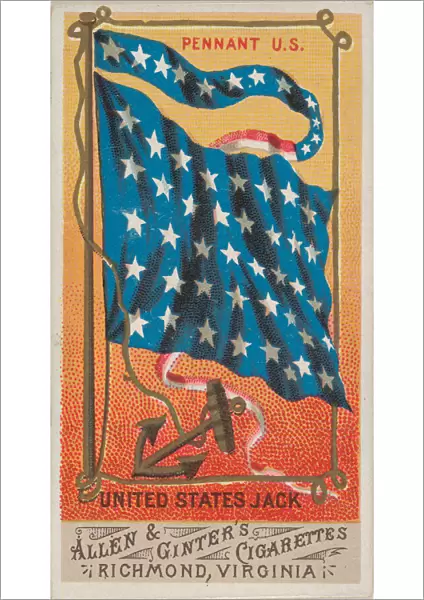 Pennant U. S. United States Jack, from Flags of All Nations
