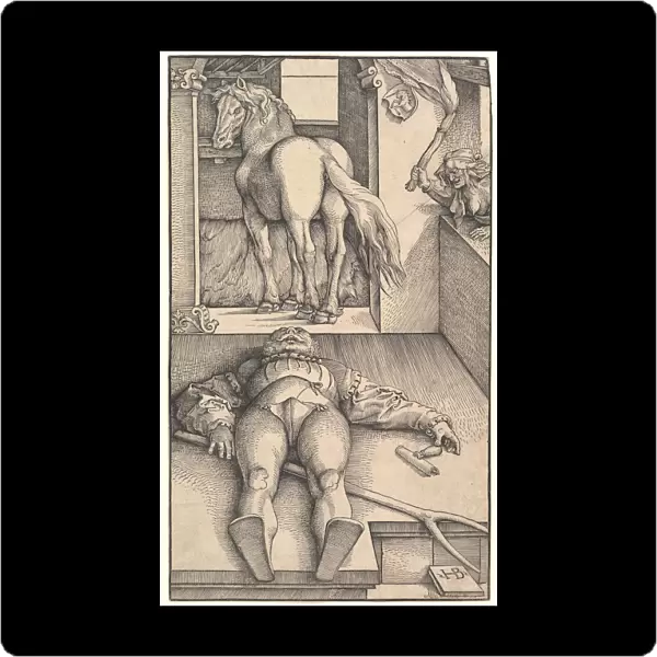 The Bewitched Groom, ca. 1544. Creator: Hans Baldung
