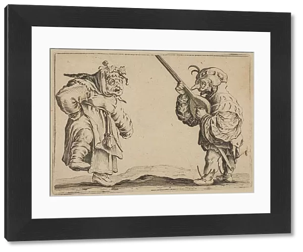 Les Danseurs au Luth (The Dancers with a Lute), from Les Caprices Series B, The Nancy Set