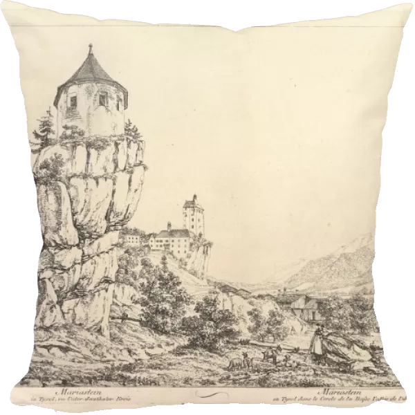 Landscape, Mariastein in Tyrol, early 19th century. Creator: Johann Christian Erhard