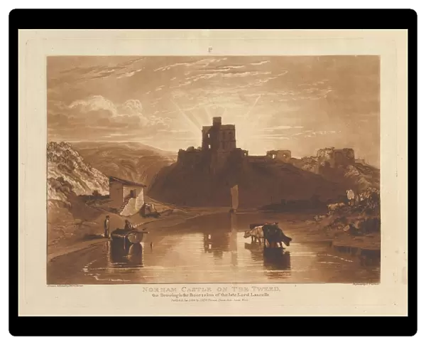 Norham Castle on the Tweed (Liber Studiorum, part XII, plate 57), January 1, 1816