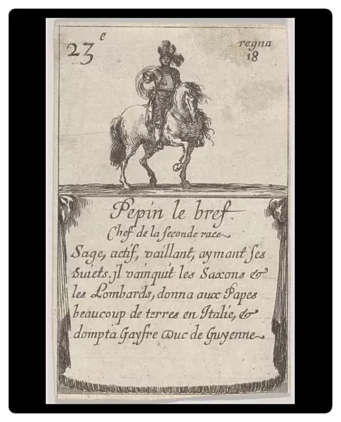 Pepin le bref  /  Chef de la seconde race... from Game of the Kings of France