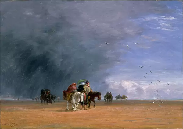 Crossing the Sands, 1848. Creator: David Cox the elder