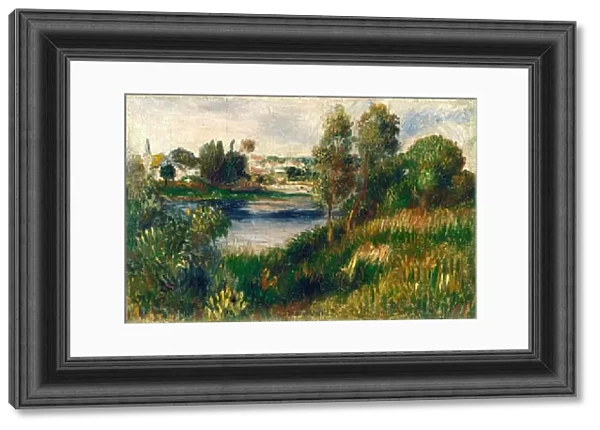 Landscape at Vetheuil, c. 1890. Creator: Pierre-Auguste Renoir