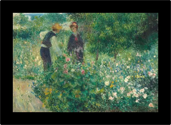 Picking Flowers, 1875. Creator: Pierre-Auguste Renoir