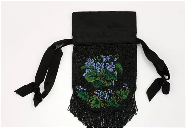 Evening pouch, American, 1830-60. Creator: Unknown