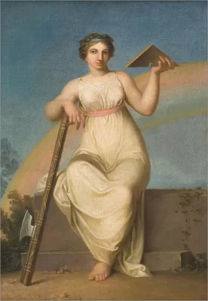 Jurisprudence. Allegorical Figure, 1800. Creator: Abildgaard, Nicolai Abraham (1743-1809)