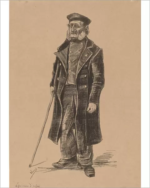 Orphan Man, Standing, 1882. Creator: Vincent van Gogh