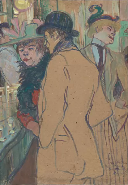 Alfred la Guigne, 1894. Creator: Henri de Toulouse-Lautrec
