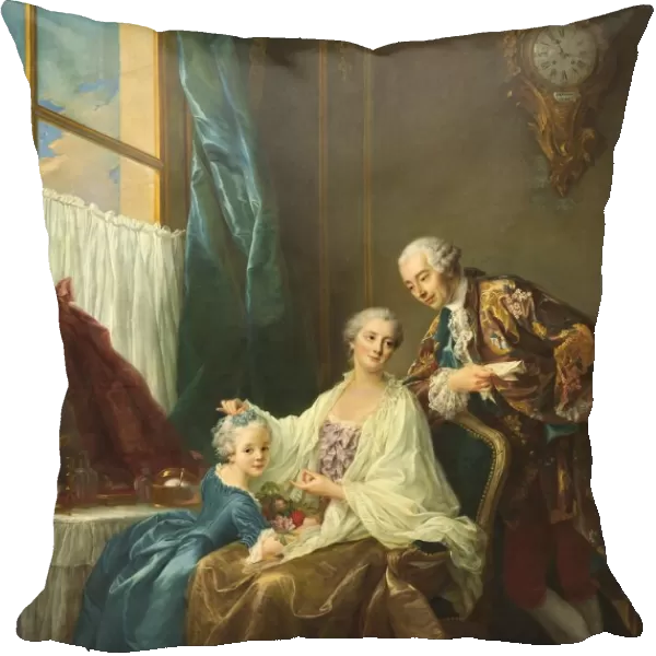 Family Portrait, 1756. Creator: Francois Hubert Drouais
