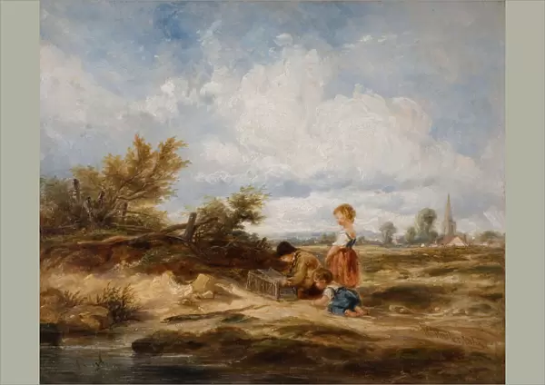 Hampstead Heath - The Bird Trap, 1845. Creator: William James Muller
