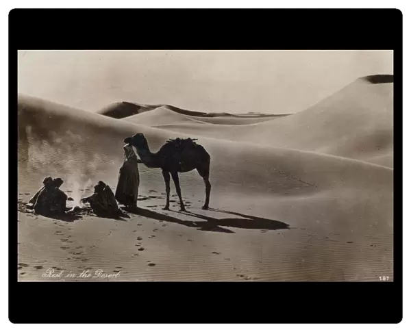 Rest in the Desert, 1930s. Creator: Unknown