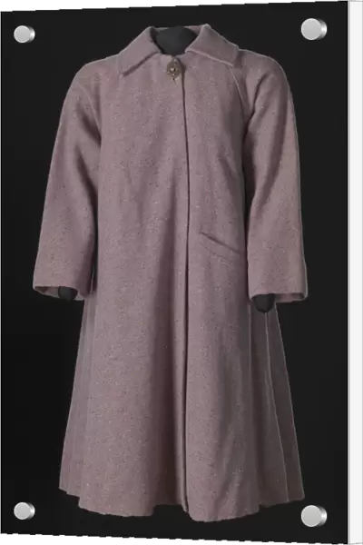 Lavender tweed swing coat designed by Arthur McGee, mid 20th-late 20th century