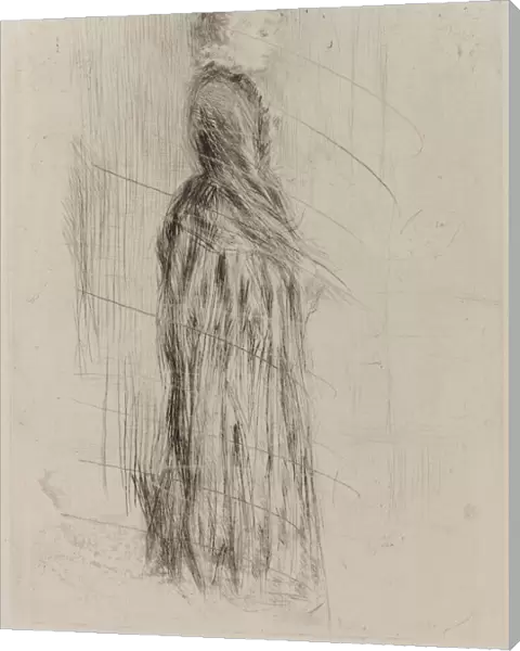 The Little Velvet Dress, 1873. Creator: James Abbott McNeill Whistler