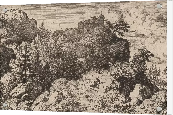 Firs in the Defile, probably c. 1645  /  1656. Creator: Allart van Everdingen