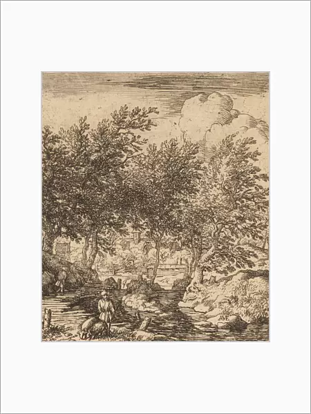 Swineherd, probably c. 1645  /  1656. Creator: Allart van Everdingen