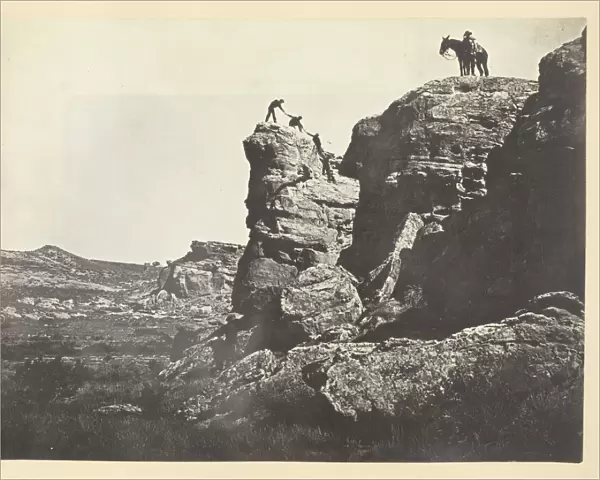 High Bluffs, Black Buttes, 1868  /  69. Creator: Andrew Joseph Russell