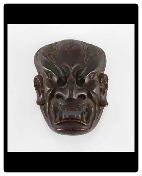 Mask for Noh performance, Muromachi period, 1333-1573. Creator: Unknown