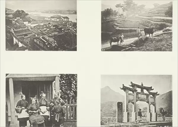 Part of Foochow Foreign Settlement; Terracing Hills; Foochow Field Women; A Memorial Arch