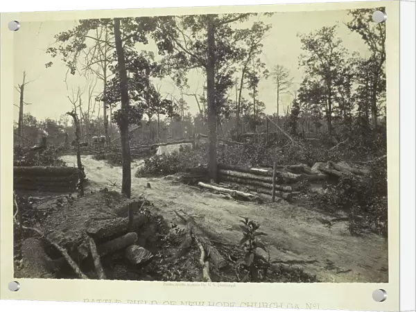 Battle Field of New Hope Church, GA, No. 1, 1866. Creator: George N. Barnard
