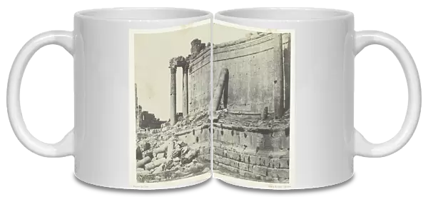 Baalbeck (Heliopolis), Temple De Jupiter, Facade Orientale;Syrie, 1849  /  51