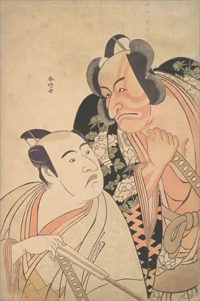 A Daimyo Talking to One of His Retainers, late 18th century. Creator: Katsukawa Shunko