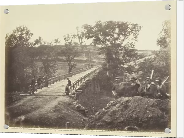 Chesterfield Bridge, North Anna, Virginia, May 1864. Creator: Alexander Gardner