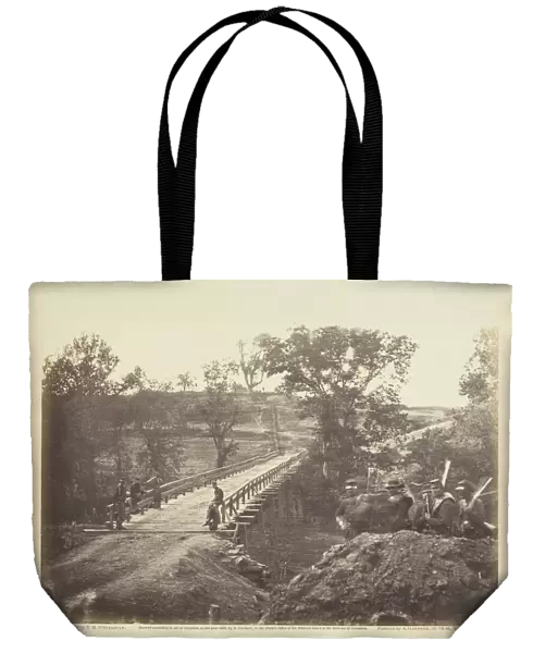 Chesterfield Bridge, North Anna, Virginia, May 1864. Creator: Alexander Gardner