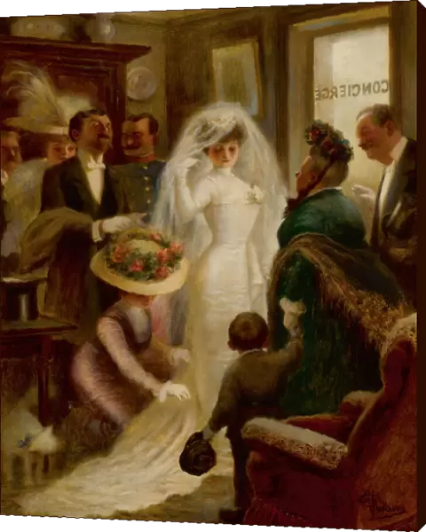 Wedding day (Le jour du mariage). Creator: Guillaume, Albert (1873-1942)